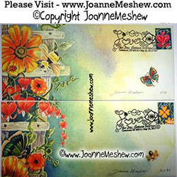 Painting Envelopes Art Joanne Meshew 250